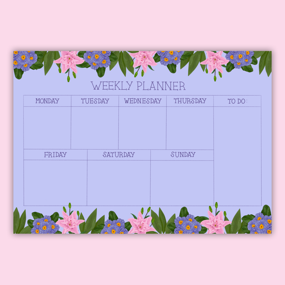 Weekly Planner *DIGITAL*