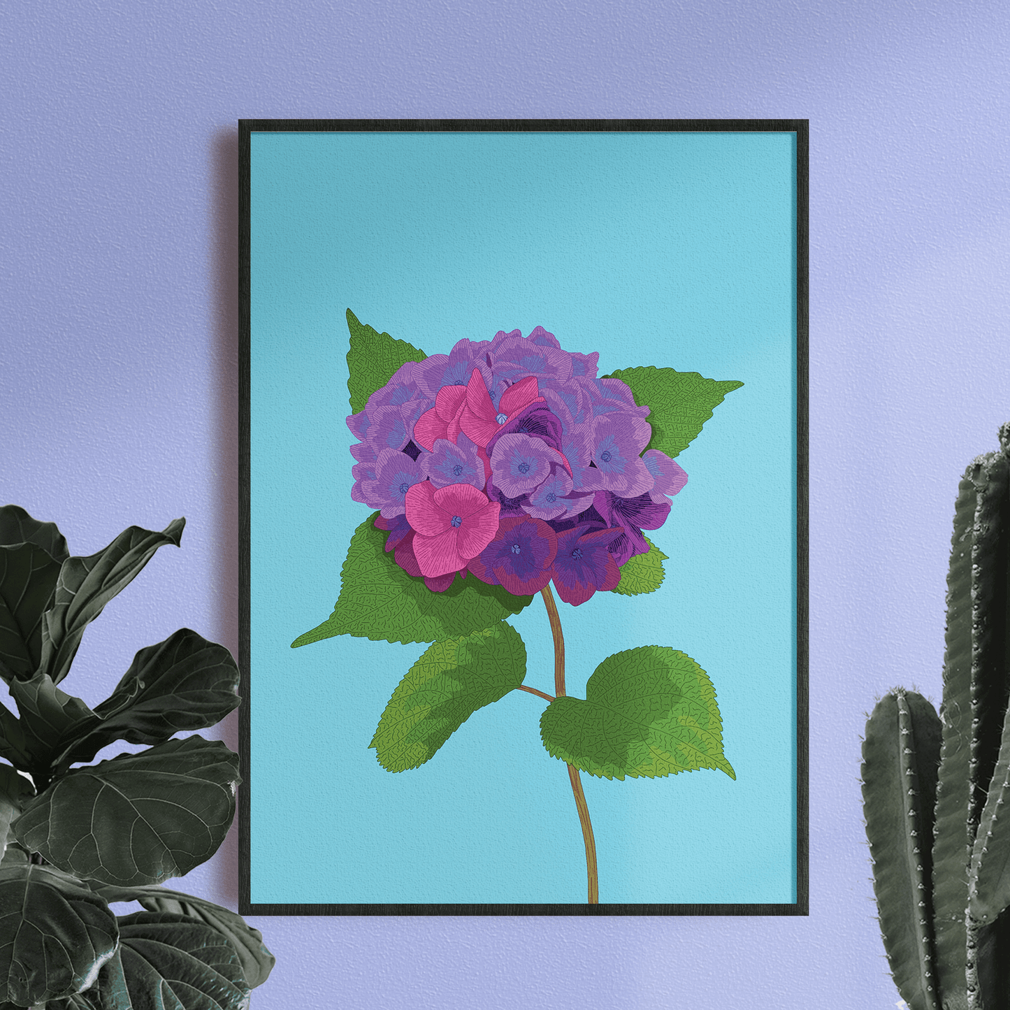Hydrangea Print