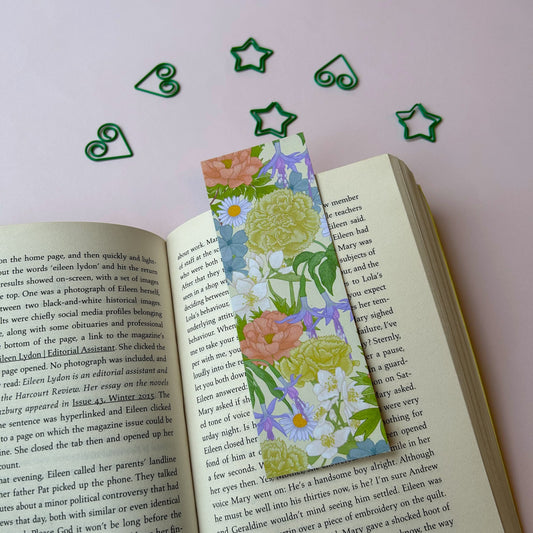 'Pastel Floral' Bookmark