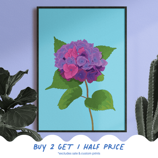 Hydrangea Print
