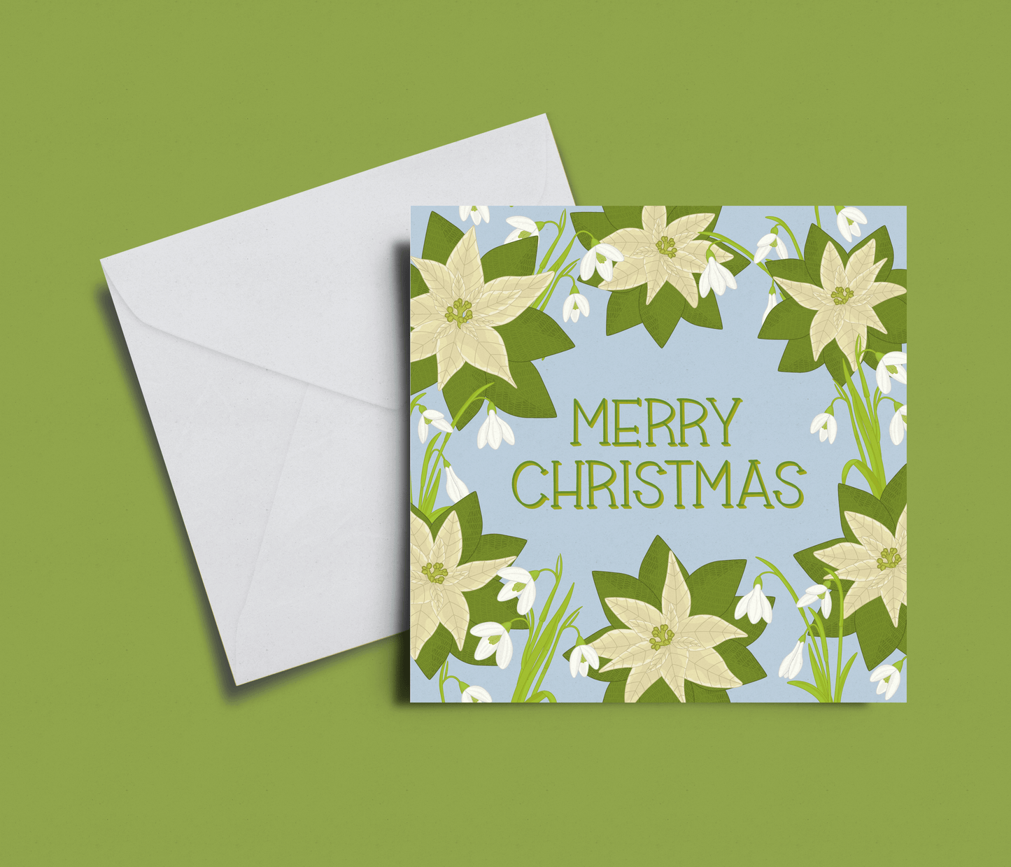 'Snowdrops' Christmas Card