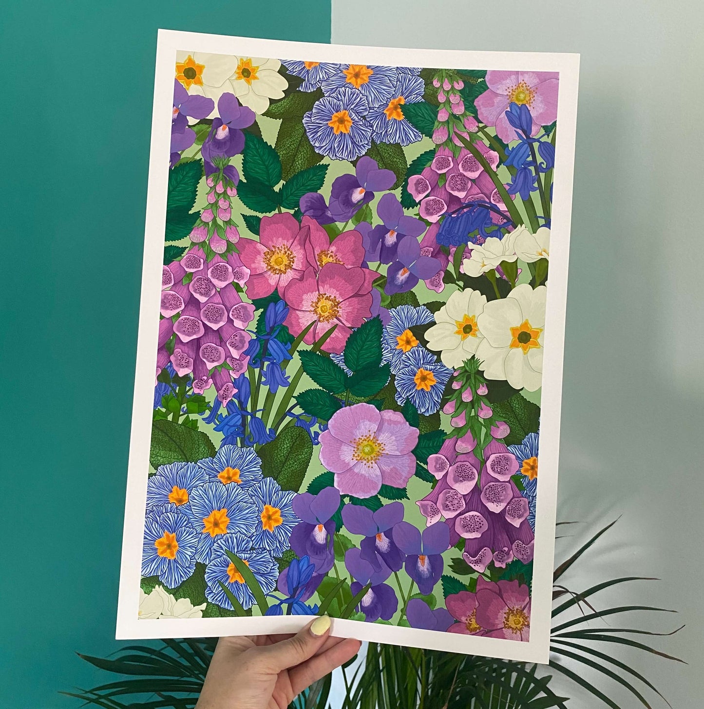 'Woodland Wildflowers' Print