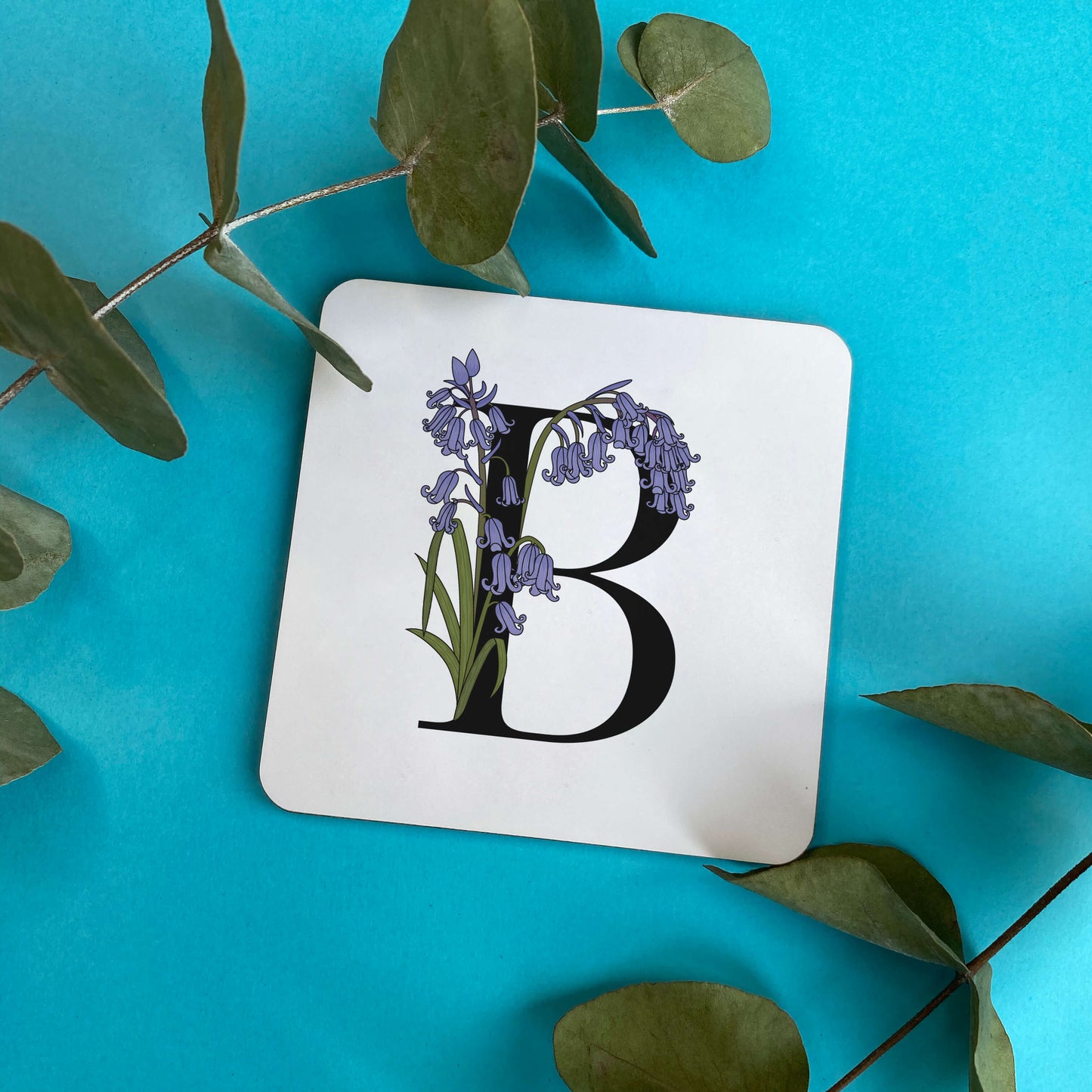 Floral Initial Coaster