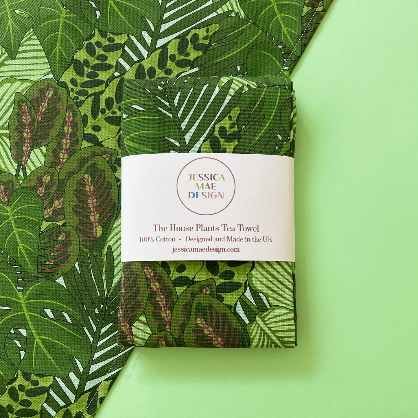 The House Plants Tea Towel