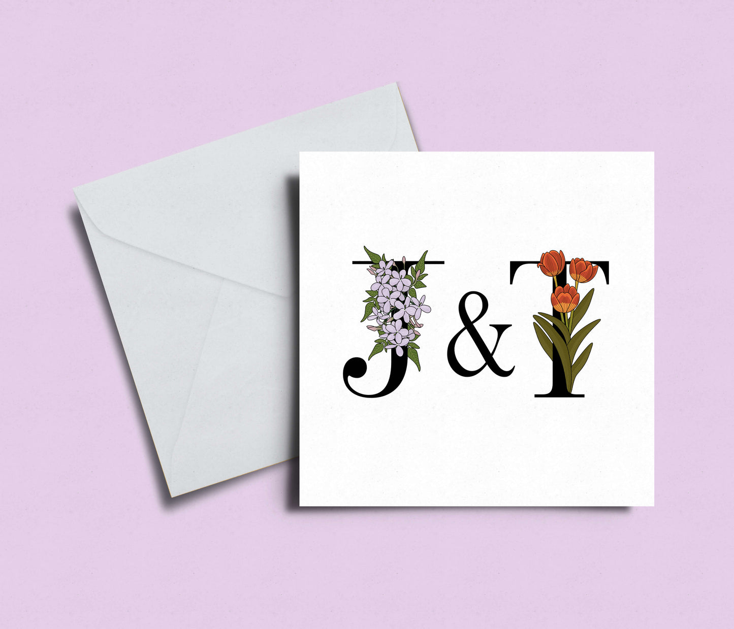 Custom Initials Card