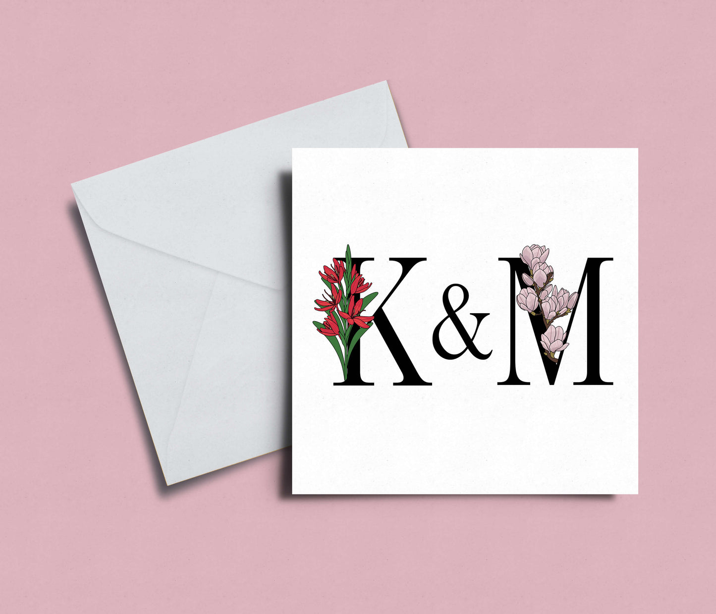 Custom Initials Card