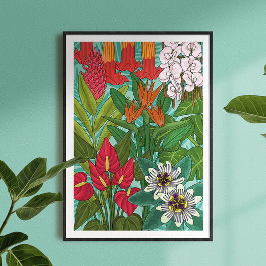 'Tropical Paradise' Print