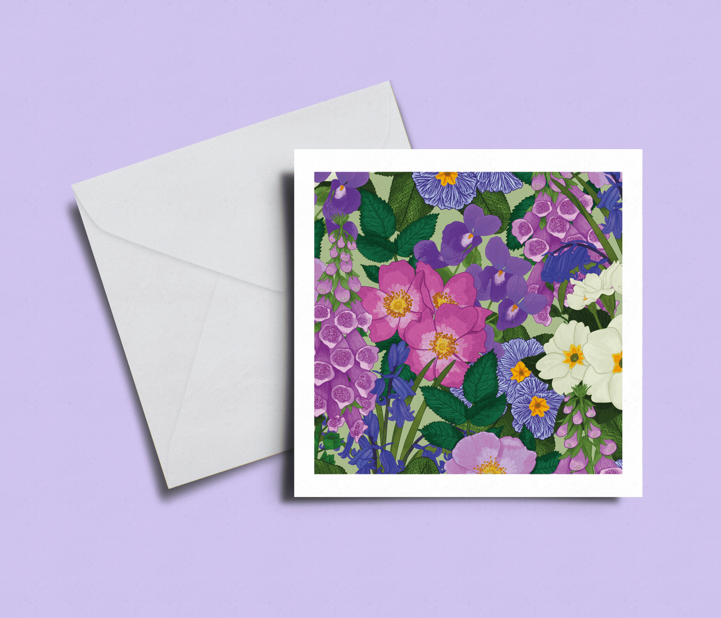 'Woodland Wildflowers' Card