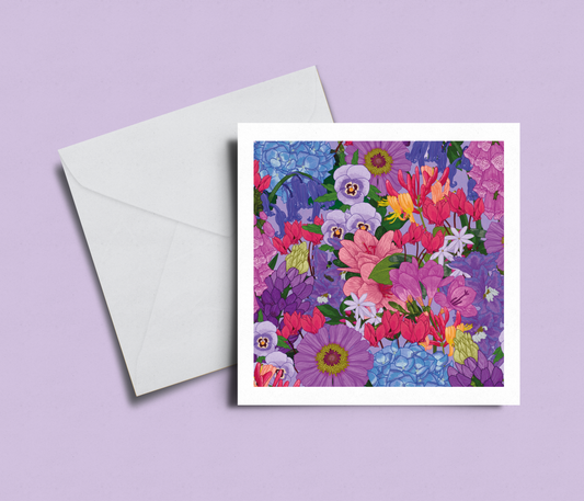 'Bright Blooms' Card