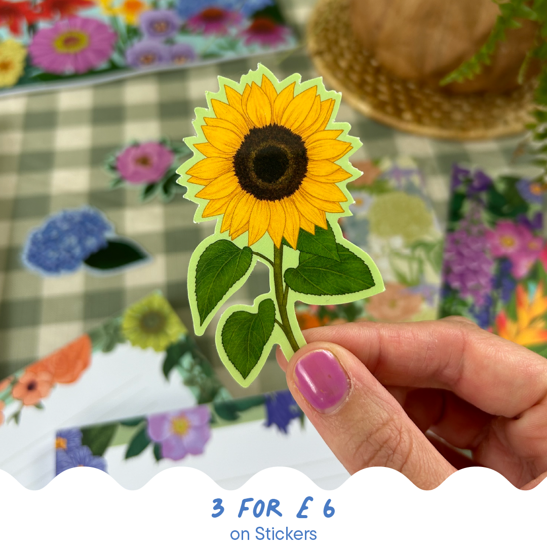 Sunflower Sticker