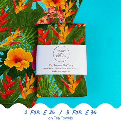 The Tropical Tea Towel