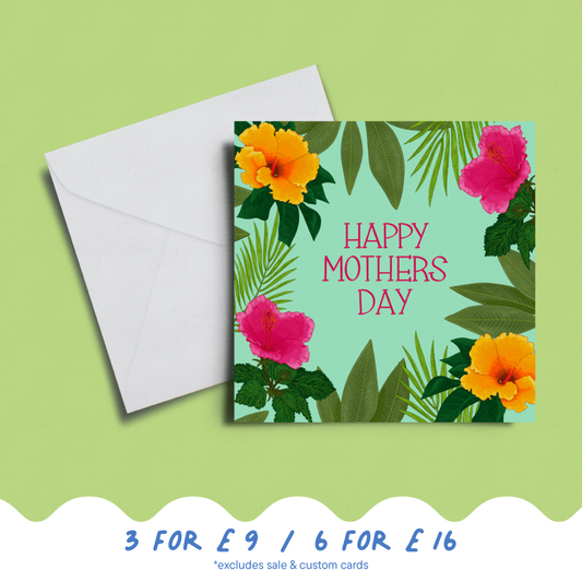'Happy Mother's Day' Plants Card