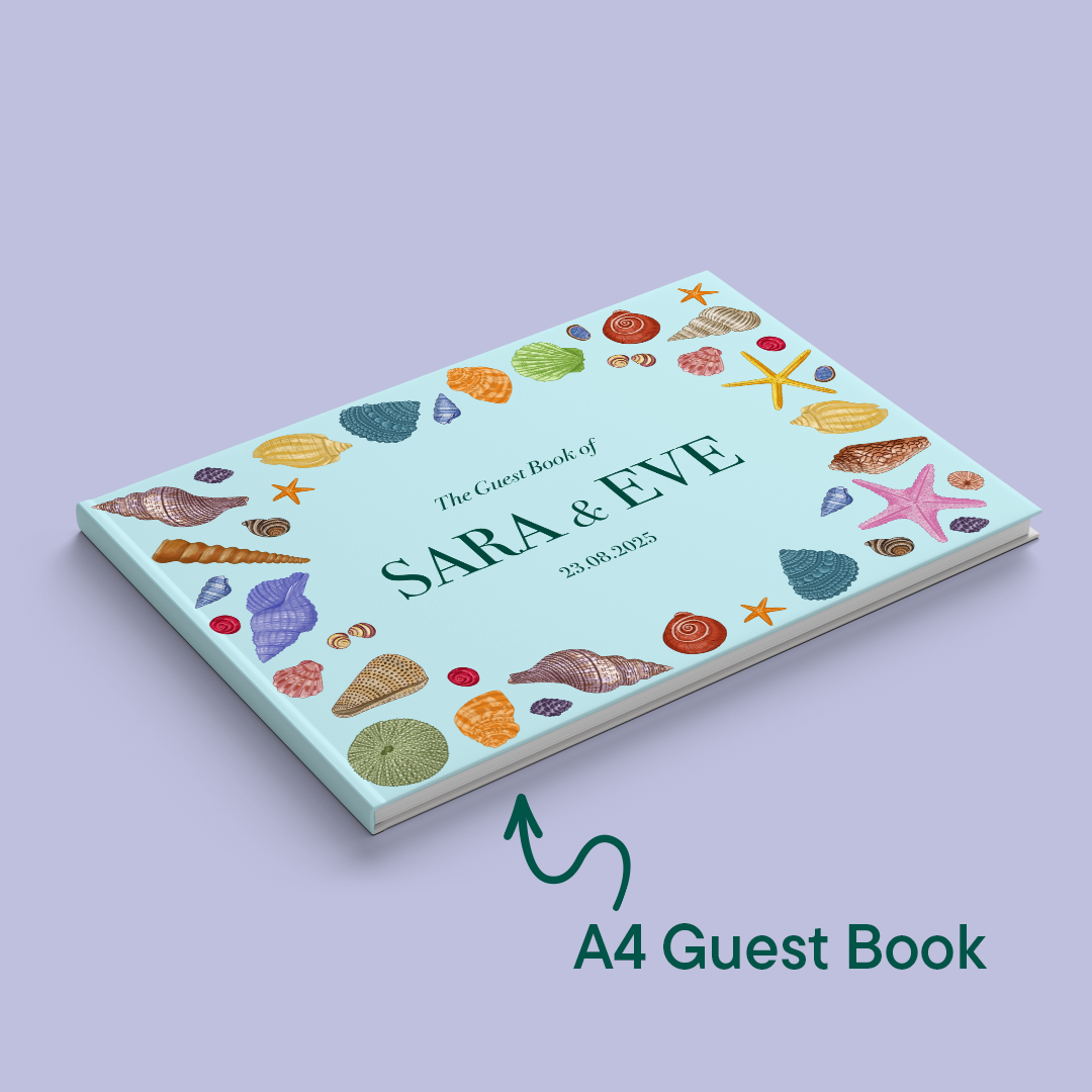 Seashell Wedding Guest Book *Digital*