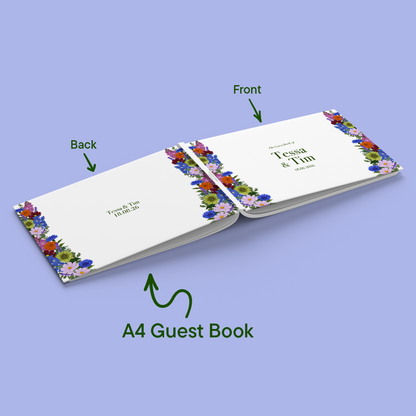 Bright Blooms Wedding Guest Book *Digital*