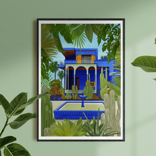 'Jardin Marjorelle, Morocco' Print *PRE-ORDER*