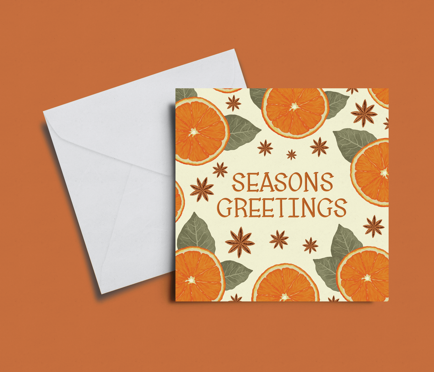 'Oranges' Christmas Card