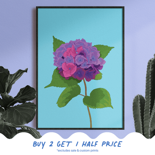 Hydrangea Print