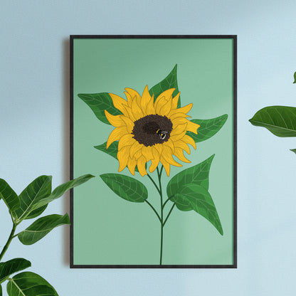 Sunflower Print