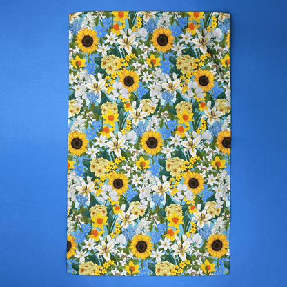 The Golden Blooms Tea Towel