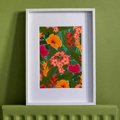 'Vibrant Tropics' Print