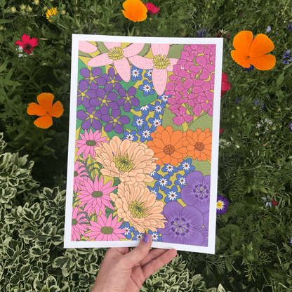'Somerset Blooms' Limited Edition Print
