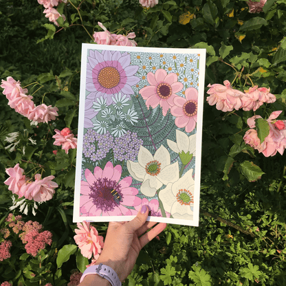 'Whimsical Wildflowers' Limited Edition Print