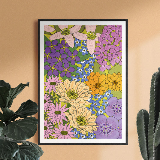 'Somerset Blooms' Limited Edition Print